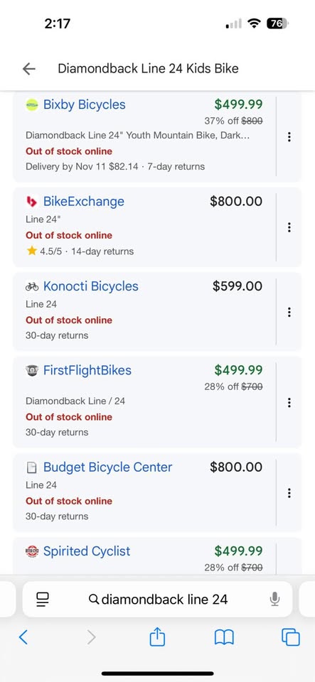 Diamondback Line 24 kids mountain bike